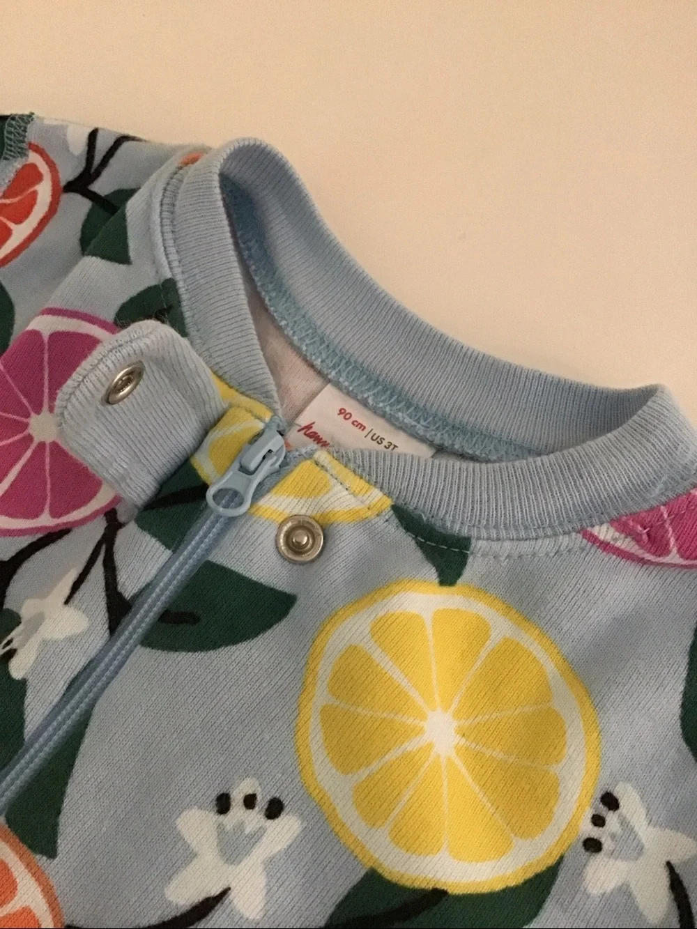 Hanna Andersson Baby Shortie Sleeper 100% organic cotton